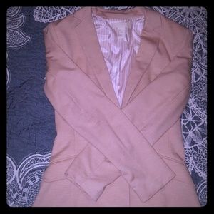 H&M Pale Pink Fitted Blazer